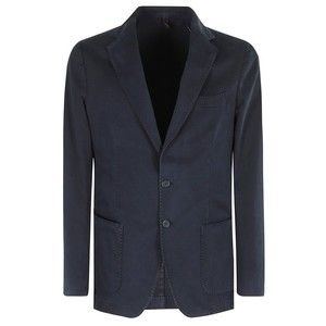 Santaniello Blue Brushed Gabardine Jacket - NWT